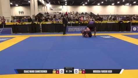 Moussa Farouk Kadi vs Isaac Manu Sankersingh 2025 World IBJJF Jiu-Jitsu No-Gi Championship