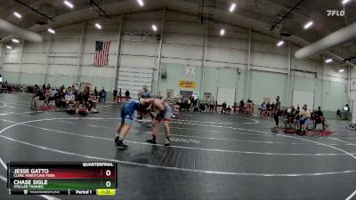 138 lbs Quarterfinal - Jesse Gatto, Clinic Wrestling FXBG vs Chase Sigle, Steller Trained