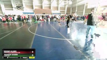 57 lbs Champ. Round 1 - Boone Allred, Grantsville Wrestling Club vs Maddox Sasser, Westlake