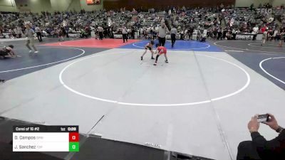 54 lbs Consi Of 16 #2 - Damian Campos, Spring Hills Wrestling vs Julian Sanchez, Top Fuelers WC