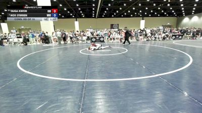 120 lbs Cons. Rd Of 16 - Taiga Kwon, Ozark High School vs Nox O'Brien, Wasatch Wrestling Club