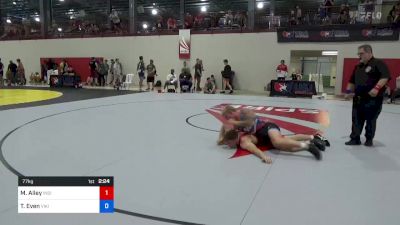 77 kg Consi Of 8 #1 - Mason Alley, Indiana RTC vs Thomas Even, Viking Wrestling Club (IA)