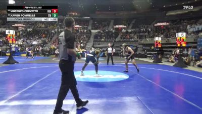 184 lbs Cons. Round 3 - Xavier Pommells, Ithaca vs Vincenzo Corvetto, Roanoke