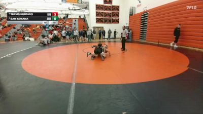 165 lbs Quarterfinal - Travis Hurtado, Riverton vs Sam Koyama, Hardin