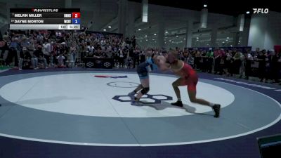 70 kg Champ. Rd Of 16 - Melvin Miller, Bishop McCort High School Wrestling vs Dayne Morton, West Coast Regional Training Center
