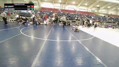 57 lbs Round 2 (4 Team) - Liam Davies, Shootbox vs Kai Leavitt, Champions Gold