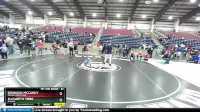 62 lbs Round 1 - Bronson McCurdy, Uintah Wrestling vs Elizabeth Tibbs, Ravage