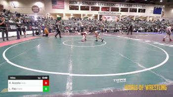 70 lbs Consi Of 8 #2 - Roman Acosta, Oakdale vs Lennox Pao, Miami Wrestling Club