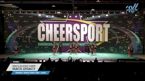 Macs Allstar Cheer - MACS LEGACY [2023 L6 Senior Open Coed - Large] 2023 CHEERSPORT National All Star Cheerleading Championship