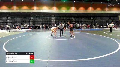 133 lbs Consi Of 16 #2 - Sam Smith, Oklahoma State vs David Saenz, Wyoming