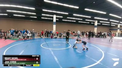 49-51 lbs Quarterfinal - Brady Nickel, Liberty Warriors Wrestling Club vs Jake Horne, Texas Eagle Wrestling Academy