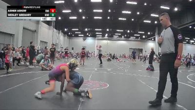 75 lbs Round 3 - Wesley Gregory, INNOVATION HT WRESTLING CLUB vs Asher Askew, Rabbit Wrestling Club