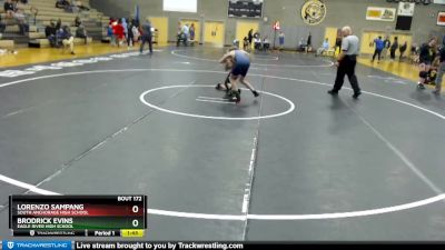 103 lbs 3rd Place Match - Lorenzo Sampang, South Anchorage High School vs Brodrick Evins, Eagle River High School