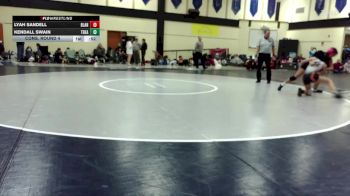 120lbs Cons. Round 4 - Lyah Sandell, Blaine (Girls) vs Kendall Swain, Todd Beamer (Girls)