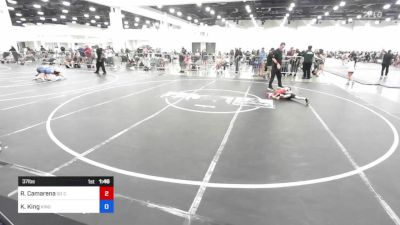 37 lbs 2nd Place - Rocco Camarena, So Cal Hammers vs Kyler King, King Wrestling