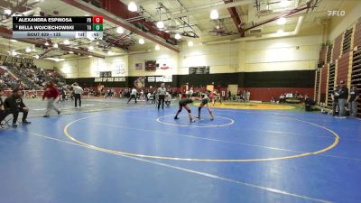 135 lbs 5th Place Match - Bella Wojciechowski, Thousand Oaks vs Alexandra Espinosa, Palm Desert