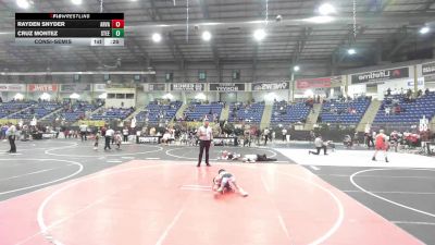 50 lbs Consolation - Rayden Snyder, Arvada West vs Cruz Montez, Steel City Reloaded WC