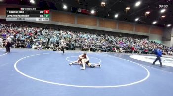 150 lbs Prelim - Luke Wickenhiser, Bishop Manogue vs Colin Chung, Menlo-Atherton