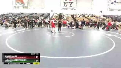 155 lbs Cons. Round 1 - Lukas Vanderwerken, Unattached vs Shane Sauer, Carthage Wrestling Association