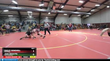 170 lbs Semifinal - John Desautel, Lake Roosevelt vs Oakley Bonewell, Okanogan