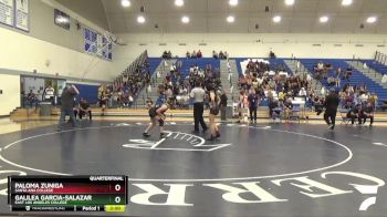 160 lbs Quarterfinal - Paloma Zuniga, Santa Ana College vs Galilea Garcia-Salazar, East Los Angeles College