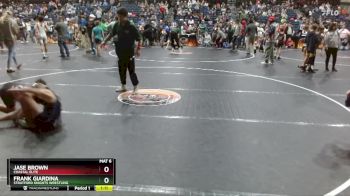 100 lbs 2nd Place Match - Frank Giardina, Stratford Knights Wrestling vs Jase Brown, Coastal Elite