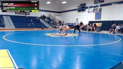 165 lbs Round 1 (6 Team) - Caleb Marx, Snow vs Gabe Lake, North Idaho College