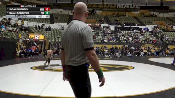 133 lbs Semifinal - Logan Swensen, South Dakota State vs Isaiah Schaefer, Purdue