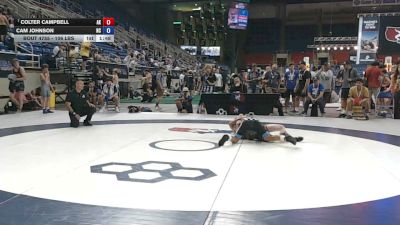 106 lbs Champ. Rd Of 16 - Colter Campbell, Alaska vs Cam Johnson, North Carolina