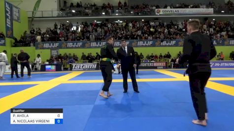 PETRI AHOLA vs ANDY NICOLAAS VIRGENIE PETERS 2020 European Jiu-Jitsu IBJJF Championship