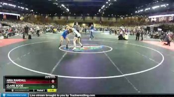 110 lbs Semifinal - Clare Booe, Palm Harbor University vs Aria Randall, Columbus