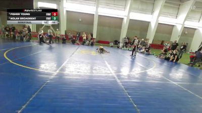 72 lbs Semifinal - Fisher Young, Champions Wrestling Club vs Nolan Broadbent, Sanderson Wrestling Academy