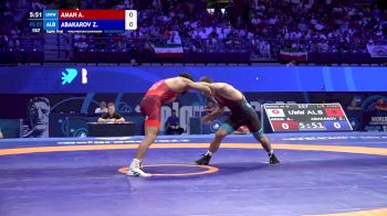 57 kg 1/8 Final - Aman Aman, UWW vs Zelimkhan Abakarov, Albania