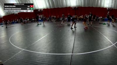 149-152 lbs Round 2 - Ryan Collins, Albert Lea Area vs Daithan Narayanan, Wheaton Warrenville South