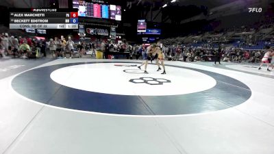 120 lbs Cons. Rd Of 32 - Alex Marchetti, PA vs Beckett Edstrom, MN