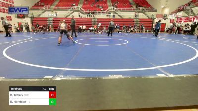 80 lbs Rr Rnd 5 - Knox Trosky, Claremore Wrestling Club vs Brayden Harrison, F-5 Grappling