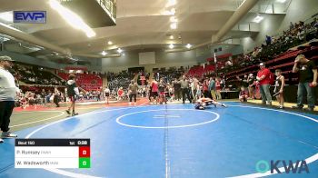 61 lbs Consi Of 4 - Paden Rumsey, Pawhuska Elks Takedown vs Westin Wadsworth, Morris Wrestling Association