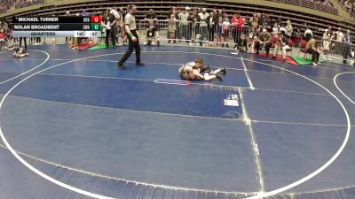 74 lbs Quarters - Michael Turner, Green River Grapplers vs Nolan Broadbent, Sanderson Wrestling Academy