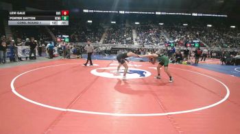 4A-126 lbs Cons. Round 1 - Levi Gale, Riverton vs Porter Dayton, Kelly Walsh