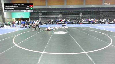 120 lbs Round Of 32 - Patrick Barnett, St John Bosco vs Josiah Neri, Rio Rancho