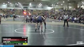 195 lbs Semis (4 Team) - Gabe King, Goodpasture vs David Clem, Chattanooga Christian School