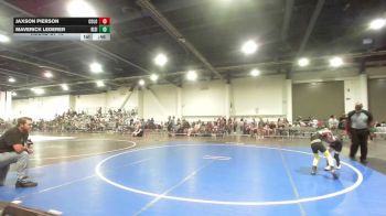62 lbs Round Of 16 - Jaxson Pierson, Colorado Hammers vs Maverick Lederer, Rising Sun WC