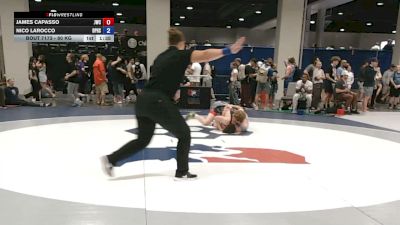 80 kg Champ. Rd Of 64 - James Capasso, Journeymen Wrestling Club vs Nico LaRocco, Desert Pines High School Wrestling