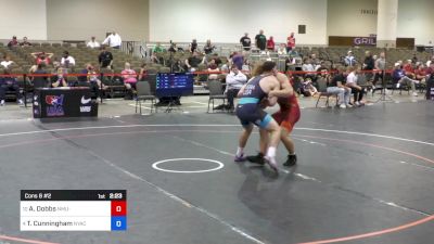 82 kg Cons 8 #2 - Aaron Dobbs, NMU-National Training Center vs Tyler Cunningham, New York Athletic Club