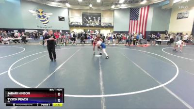 144 lbs 3rd Place Match - Jabari Hinson, IA vs Tyson Peach, WI