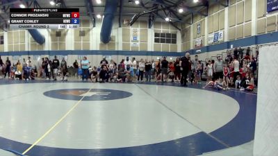 12U Boys FS - 67 lbs Champ. Round 2 - Connor Prozanski, Milan Tribe Wrestling Club vs Grant Conley, River City Wrestling Club