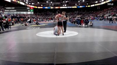 4A 132 lbs Cons. Round 2 - James Coy, Kimberly vs Rhett Aguero, Snake River