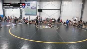 35 lbs Rr Rnd 5 - Tia Turner, Ohio Goons - W vs Alsea Goldsby, Mat Demon - W