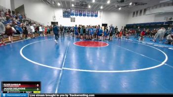 80 lbs Champ. Round 1 - Oliver Barbour, Laramie Middle School vs Jackson Shelmadine, Alliance Middle School