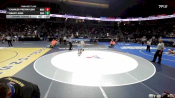 I-124 lbs Champ. Round 2 - Charles Przymylski, Mahopac vs Brady Judd, Warwick Valley